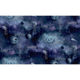 Nordwand Noordwand Tapete Gute Stimmung Galaxy Planeten und Text schwarz und lila