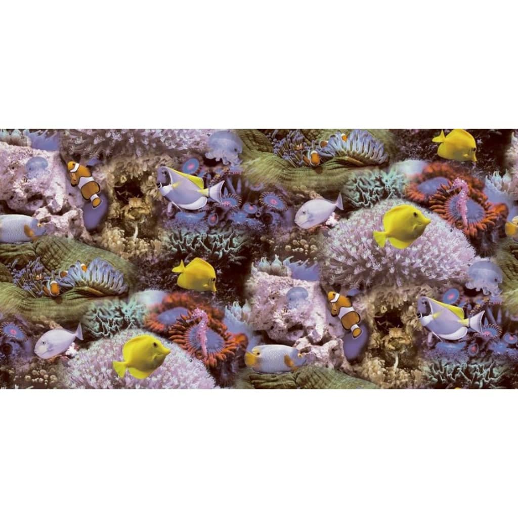 Noordwand Tapete Gute Stimmung Korallen und tropische Fische Geel und Lila