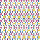 Noordwand Tapete gute Stimmung Hexagon Muster rosa und gelb
