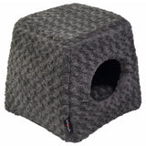Jack und Vanille -Haustierflasche Softy S 40x40x39 cm Rosette grau