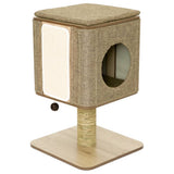 Jack und Vanille Jack und Vanillekatze Möbel Molly 42x42x67 cm Brown