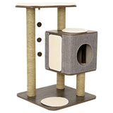 Jack und Vanille -Jack und Vanillekatze Möbel Molly 56x56x80 cm Grau