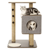 Jack und Vanille -Jack und Vanillekatze Möbel Molly 56x56x80 cm Grau