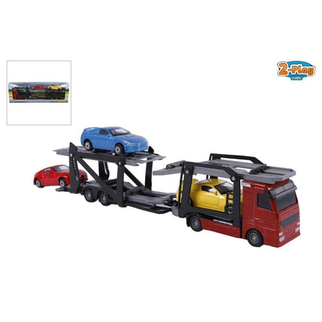 2-teiliger Autotransporter aus Druckguss-Kunststoff mit 3
