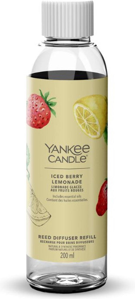 Yankee Candle – Nachfüllpackung für Duftstäbchen 200 ml – Eisbeerlimonade
