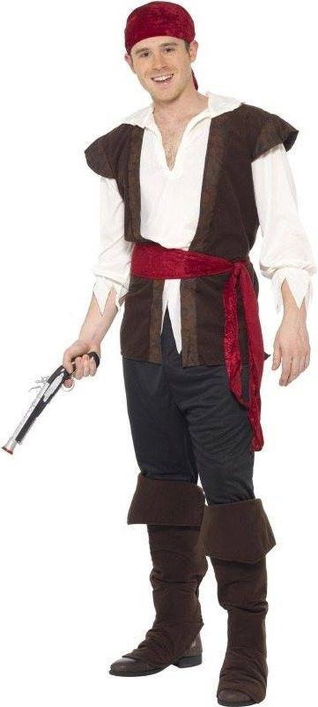 Smiffys compleet piratenpak | piraat kostuum heren maat xl (56-58)