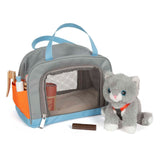 Small Foot - Kuscheltier Katze mit Tragetasche und Pflegeset