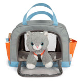 Small Foot - Kuscheltier Katze mit Tragetasche und Pflegeset