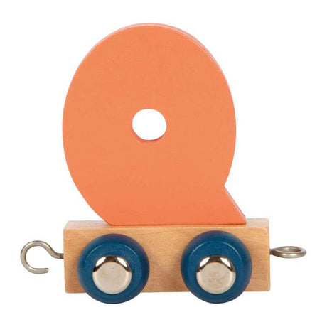 Kleiner Fuß - Holzbuchstabenzug Polar - q