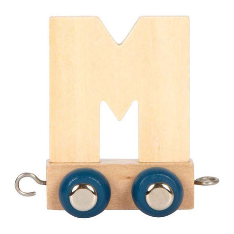 Kleiner Fuß - Holzbuchstabenzug Polar - m