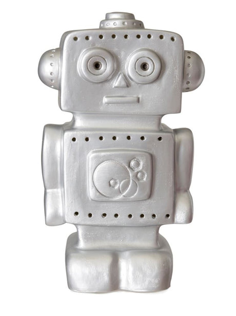 Egmont Lampe Roboter Silber. 33x18x10