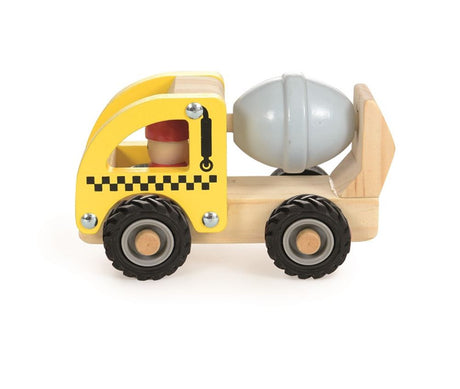 Egmont-Zementwagen aus Holz. fsc. 12x7,5x9
