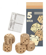 5 Holzwürfel. 5+ 35 cm