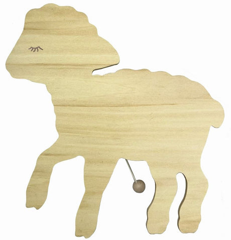 Holzwand-Spieluhr Mary. 25x25x4 cm.
