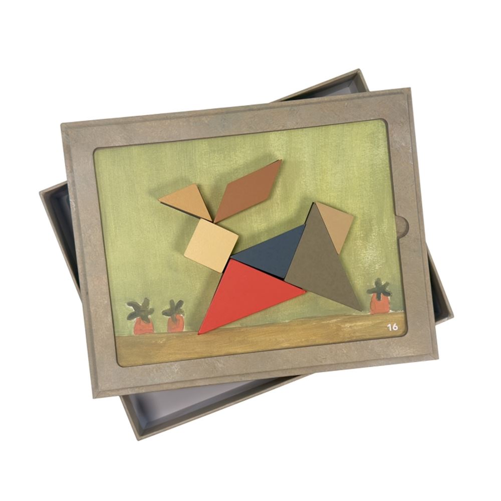 Egmont magnetische spel tangram. 23x18x4