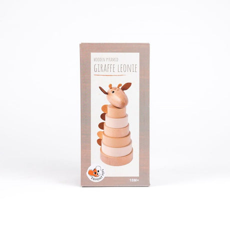 Holzstapel Giraffe Leonie. 21x10x10