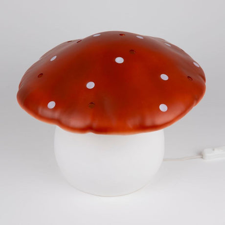 Egmont lamp paddenstoel rode bak+dimmer.