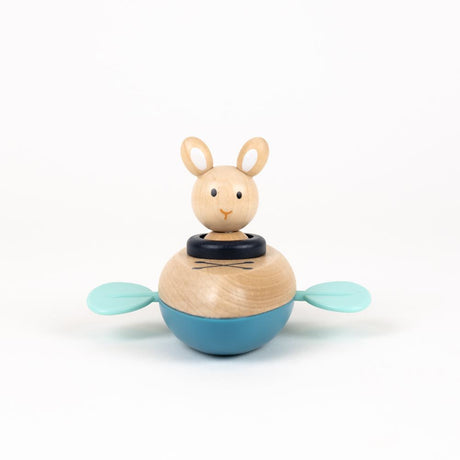 Egmont Clockwater Boat Rabbit. 13x11x7 c