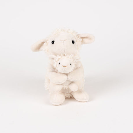 Egmont Kuscheltier Schaf mit Baby. 15x15x12
