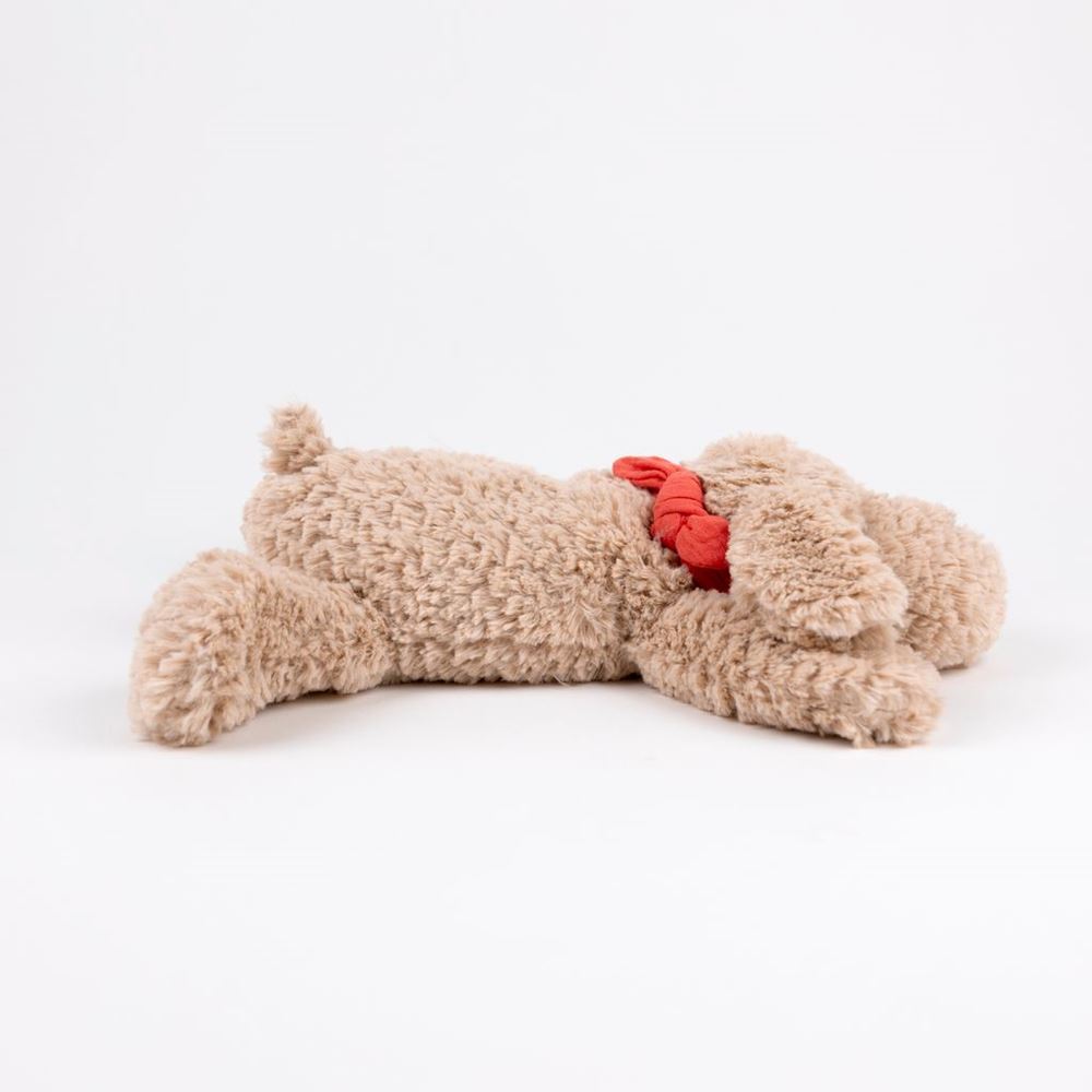Abi egmont knuffel hond g, liggend 29 cm. | 2 stuks