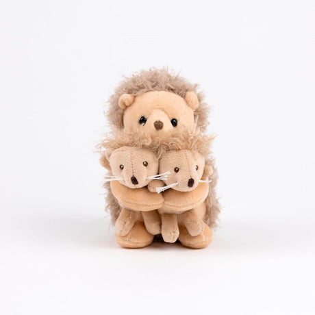 Egmont knuffel egel met tweeling. 15 cm. | 2 stuks