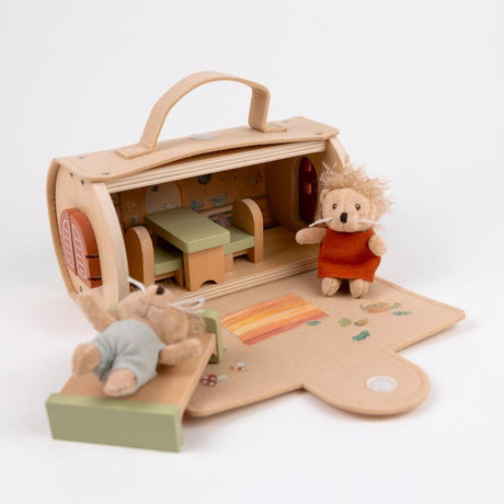 Egmont log house mini vrienden. 24x14x14