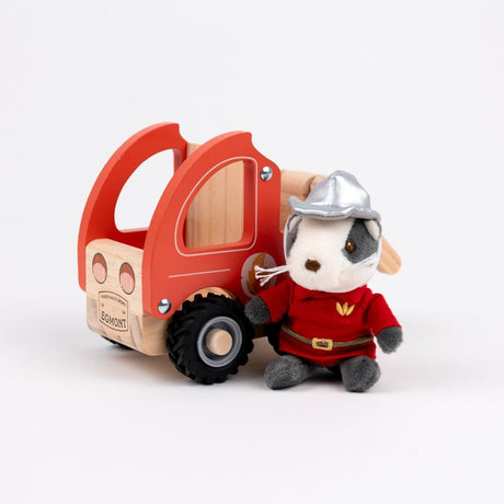 Egmont brandweerwagen met miniatuur figu
