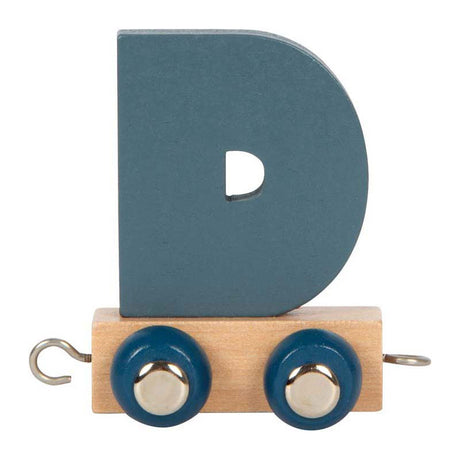 Kleiner Fuß - Holzbuchstabenzug Polar - d
