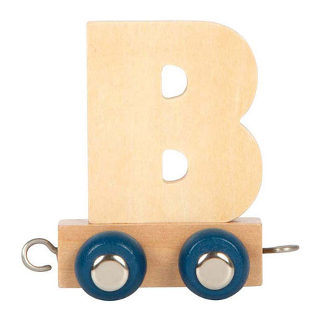 Kleiner Fuß - Holzbuchstabenzug Polar - b
