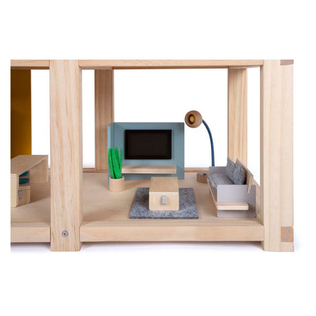 Small Foot - Puppenhaus aus Holz mit Möbeln
