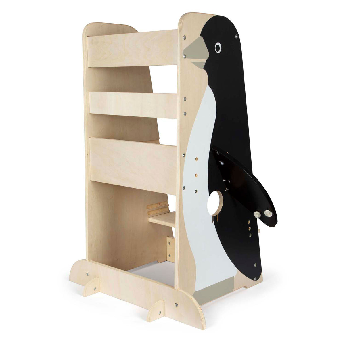 Small Foot - Holz-Lernturm Pinguin Wildleben, 92cm