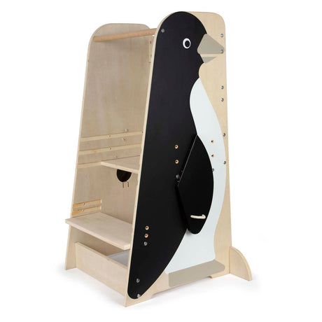 Small Foot - Holz-Lernturm Pinguin Wildleben, 92cm
