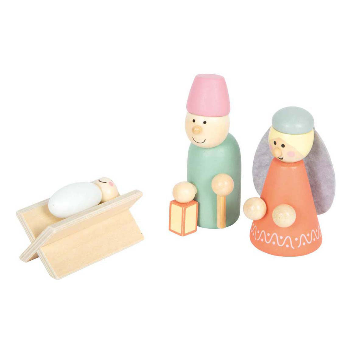 Small Foot - Weihnachtsgeschichten-Spielset mit Krippe aus Holz