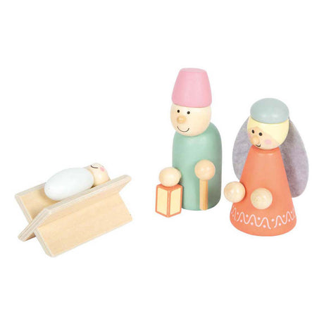 Small Foot - Weihnachtsgeschichten-Spielset mit Krippe aus Holz