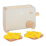 Small Foot - Toaster-Set aus Holz, grau, lecker