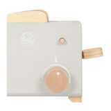 Small Foot - Toaster-Set aus Holz, grau, lecker