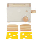 Small Foot - Toaster-Set aus Holz, grau, lecker