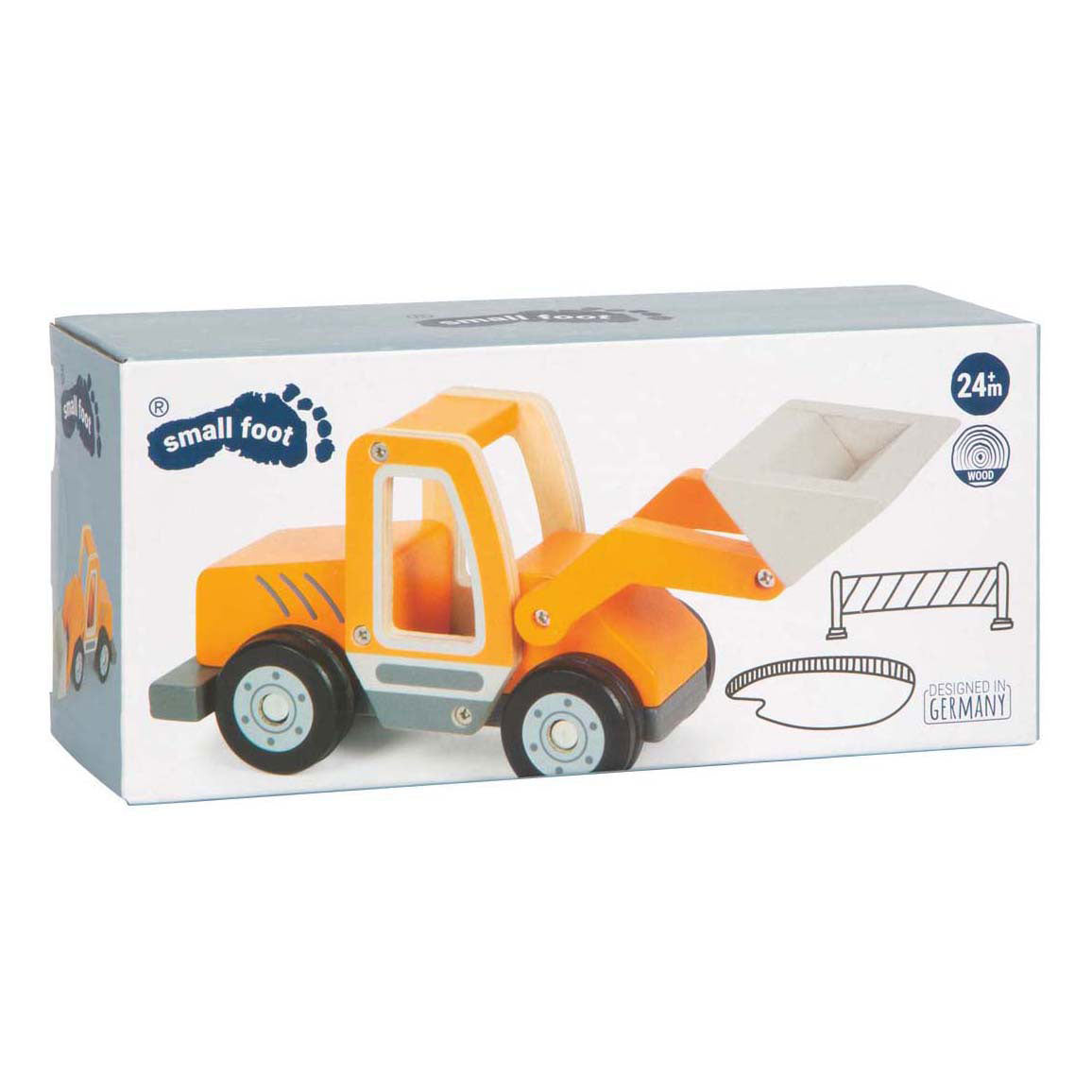Small Foot - Radlader aus Holz mit Schaufel