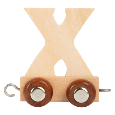 Small Foot - Buchstabenzug aus Holz - x - 12 Stück