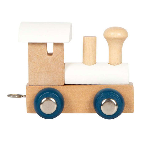 Small Foot - Holzbuchstabenzug Polar - Lokomotive weiß - 12
