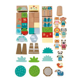 Small Foot - Holzbausteine ​​Jungle Friends FSC - 50 Stk.