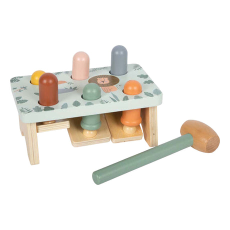 Small Foot - Holzhammerbank-Spiel Safari FSC