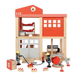 Small Foot - Große Feuerwache aus Holz mit Zubehör