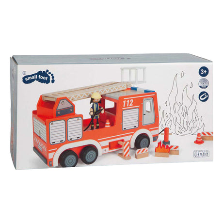 Kleiner Fuß - Feuerwehrauto