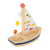 Kleiner Fuß - Holzsegelboot großer Ozean