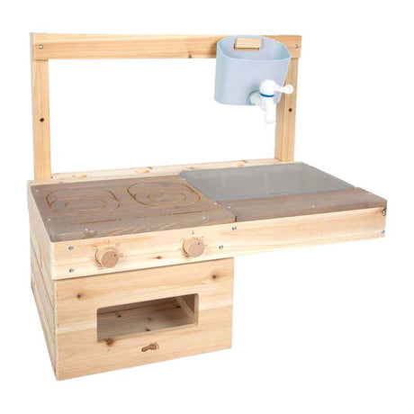Small Foot Holz-Schlammküche, Outdoor-Spielküche für Kinder.