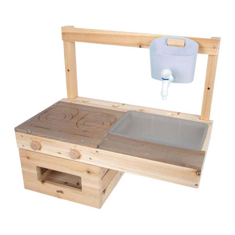 Small Foot Holz-Schlammküche, Outdoor-Spielküche für Kinder.