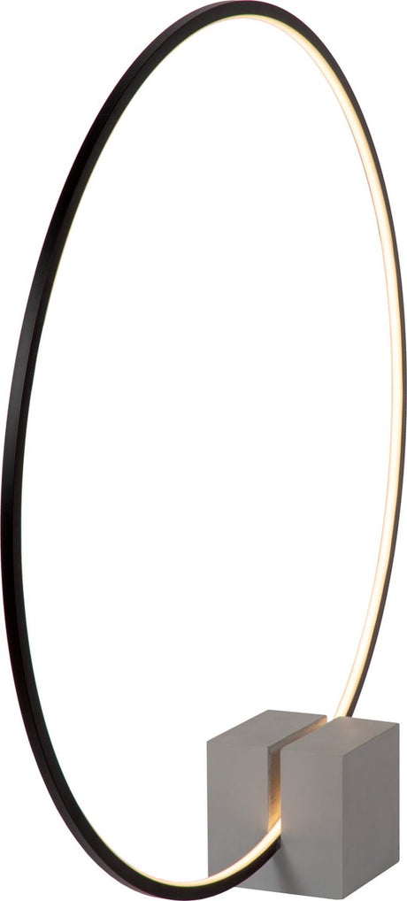 Lucide Circleis - Tischleuchte - ø 83 cm - LED dimmbar - 1x24w 3000k - Schwarz