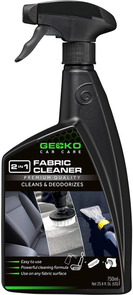 Gecko car care gecko 2-in-1 bekledingreiniger luchtverfrisser 750ml