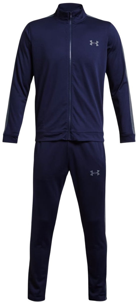 Under Armour UA Rival Knit Track Suit-Blu Herren-Trainingsanzug – Midnight Navy – Grau